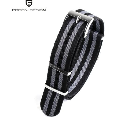 2021 PAGANI DESIGN Original Nylon NATO Strap Suitable For PD1661/PD1651/PD1667/PD1662/ 20mm Watch Strap