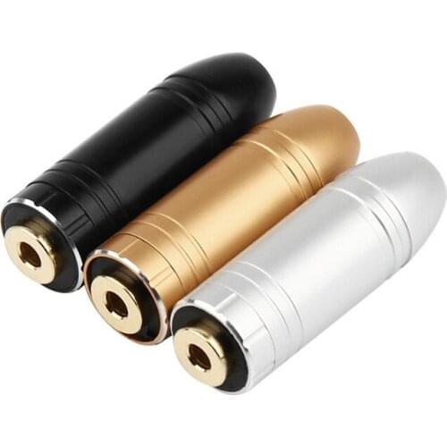 2.5 Jack Female Balance 2.5mm Plug Audio Jack 4 Poles Stereo Earphone Pin Wire Connector Headphone Adapter Black Silver Gold