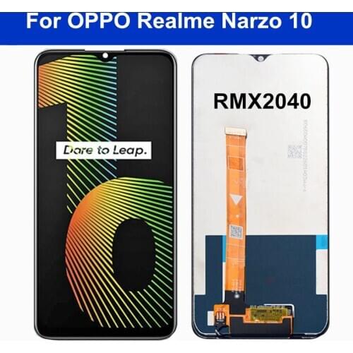 6.5" For Oppo Realme Narzo 10 RMX2040 LCD Display Touch Screen Digitizer Assembly for Realme NARZO 10 lcd
