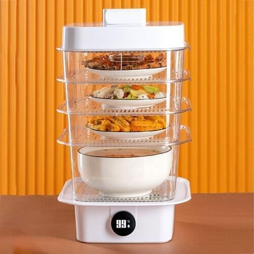 Household Insulation Vegetable Cover Multi-Layer Dish Cover Heat Preservation Kitchen Leftover Storage Box Transparent Stack