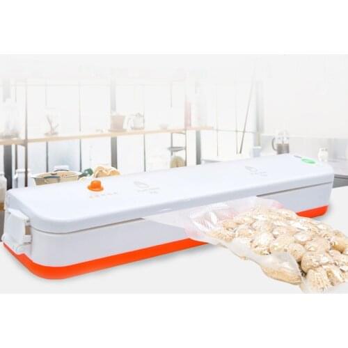 Household Food Vacuum Sealer Packaging Machine Film Sealer Vacuum Packer Including 15Pcs Bags Vacuum Food Sealers 110V/220V 35D