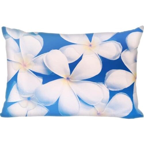 Plumeria Double Sided Rectangle Pillow Covers Bedding Comfortable Cushion/Good For Sofa/Home/Car High Quality Pillow Cases