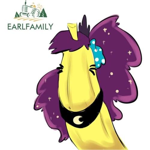 EARLFAMILY 13cm x 10.4cm for My Little Pony Funny Car Stickers Windshield Motorcycle Scratch-Proof Decal JDM Graffiti Graphics