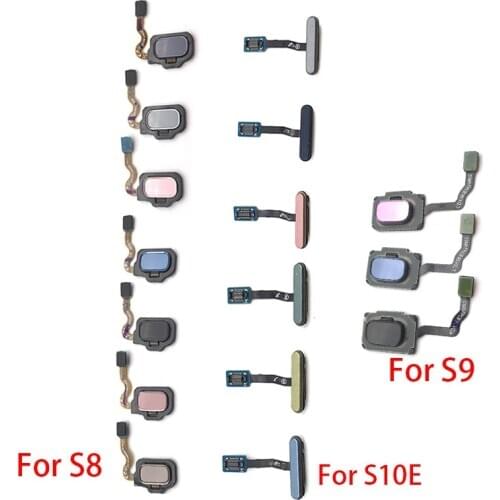 New For Samsung Galaxy S8 S9 S10e Fingerprint Sensor Home Return Key Menu Button Flex Ribbon Cable