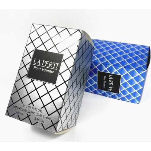 Custom logo printed cosmetic bottle box elegant perfume paper gift box packaging