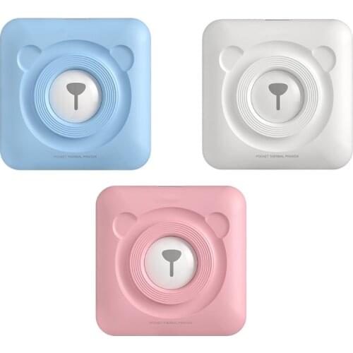 Mini 58mm Wireless Portable Memo Printer Meow Hot Label Printer Image Photo Printer