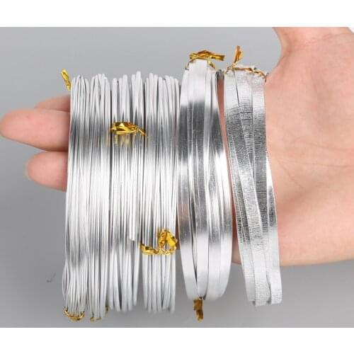 1/1.5/2/2.5/5mm Soft Aluminium Wire Beading Craft Metal Wire For Bracelet Necklace Jewelry Making DIY Accessories