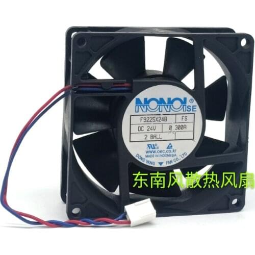Original nonoi f9225x24b 24V 9225 0.30a 11-15kw frequency converter fan