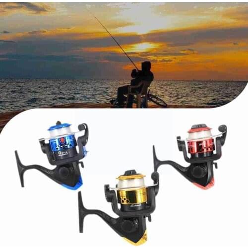 Plastic Fishing Reel 200 Type With Line Foldable Reel Reel Front Fishing Type Fishing Rock Tow Small Wheel Reel X5S8