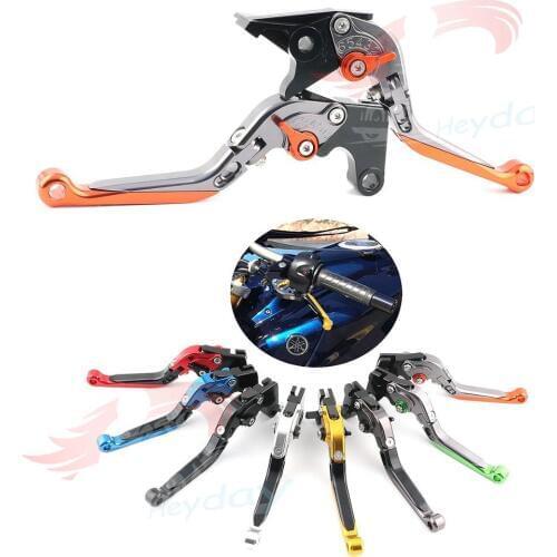 Motorcycle Adjustable Folding Extendable Brake Clutch Levers For YAMAHA YZF R1/R1M/R1S 2015-2018 YZF R6 2017 2018