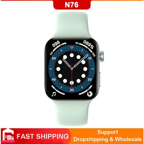 N76 Smart Watch 1.75 Inch Bluetooth Call Series 7 Wireless Charging Double Button Smartwatch Music Playing PK IWO 7 13 W37 Pro