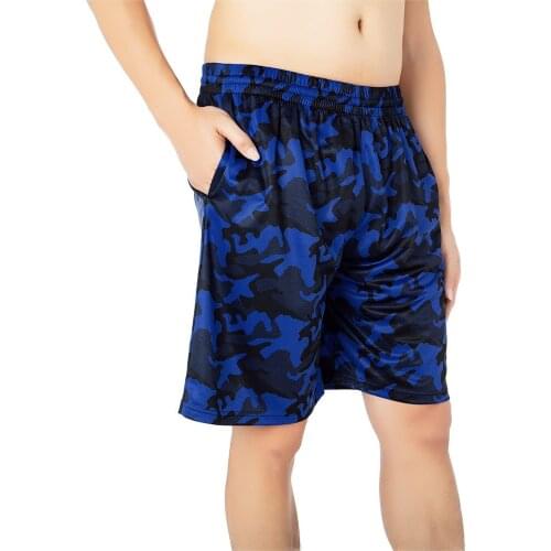 Loose Men Shorts Summer Casual Beach Sweatpants Male Mesh Breathable Pants Fitness Workout Mans Shorts Trousers with Prokets