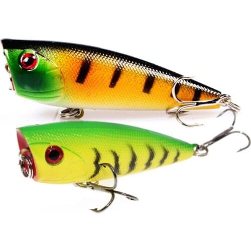 1PCS Minnow Fishing Lure 62mm 6.7g Topwater Hard Bait Wobbler Jig Bait Crankbait Carp Striped bass Pesca Fishing tackle SwimBait