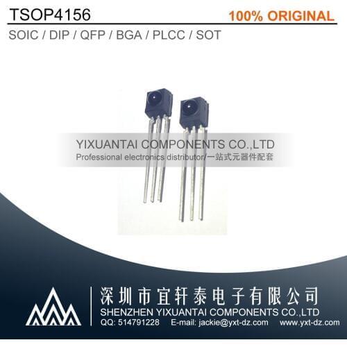10pcs/lot Free Shipping! 100% New Original 4.5-5.5V 56kHz TSOP4156 SIP