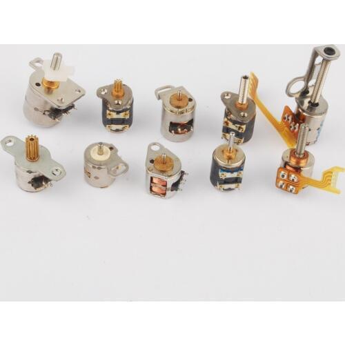 2 boxed 100pcs 10 Types dc 4 Wire 2 Phase micro stepper motor 10pcs of each motor