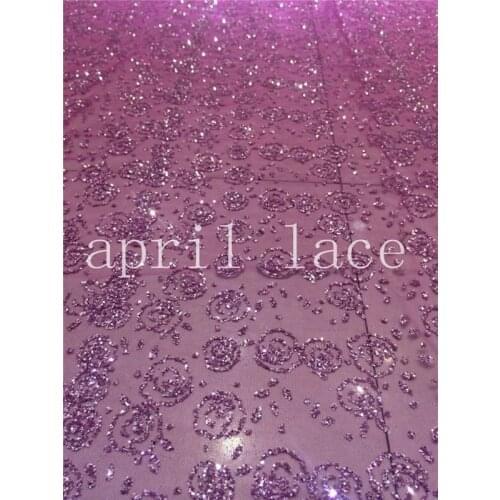 5 yards purple dobby night club lovely sexy glued glitter sparkle net tulle lace for party/sawing/wedding /veil,send by dhl