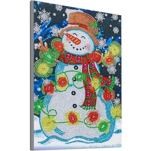 Cusack Snowman 3D Diamond Painting Partial Drill Special Shaped Diamond Handmade Home Decoration Custom DIY Crafts