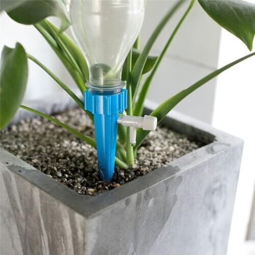 6pcs/set Auto Drip Irrigation Watering System Automatic Watering Spike for Plants Flower Indoor Household Waterers Bottle