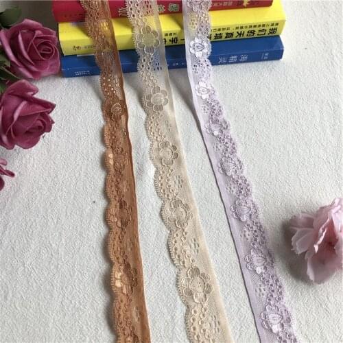 Color cotton lace 2.5cm S1207 garment sewing fabric decorative cotton crochet lace ribbon handmade jewelry technology