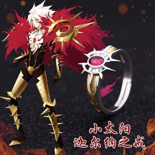 Apocrypha/FGO Fate/Grand Order Extra CCC Karna Karuna Ring Cosplay Gift S925 Sterling Silvers Props Adjustable Gift New