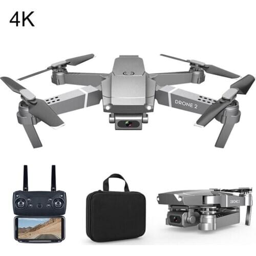 E68 4K Drone Helicopter HD 4K 1080P Camera WIFI FPV Wide Angle Hight Hold Mode RC Foldable Quadcopter Weight 95g Kids Toys Gift