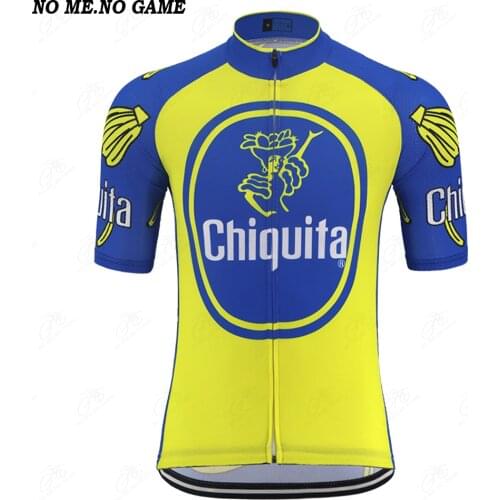 Summer Miss bananas Jerseys Bike Shirt Mens Retro Cycling Jersey Quick Dry Sportswear MTB Jersey Breathable Ropa ciclismo