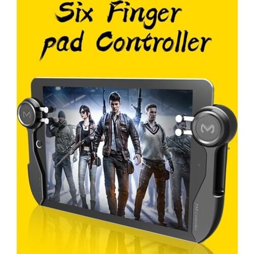 MEMO AKpad6K 2Pcs Tablet Gaming Fire Button Trigger Gamepad For PUBG Mobile Gaming Shooter Controller For iPad Xiaomi Tablets