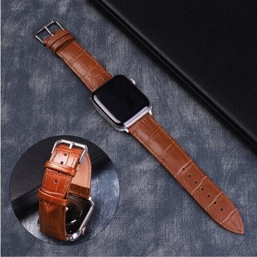 For Apple Watch Series 6 SE 5 4 3 2 1 Leather Straps Smart Bracelet Band Loop For Iwatch 38 42mm 40mm 44mm Wrist Band Correa