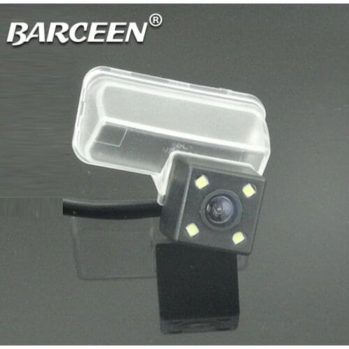 Colorful night vision with parking line car rear reserve camera 4 led lights +glass lens +wire for CITROEN DS4 2012 /C4L 2013