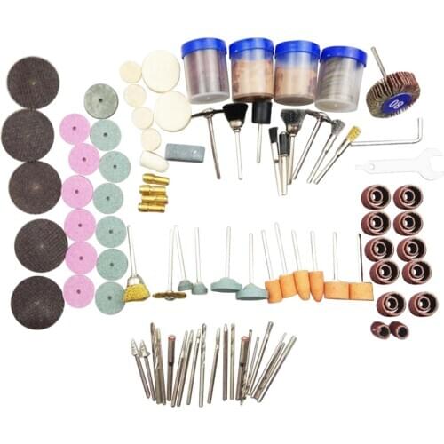 Set Rotary Tool Accessory Kit Fits For Grinding, Sanding, Polishing Tools