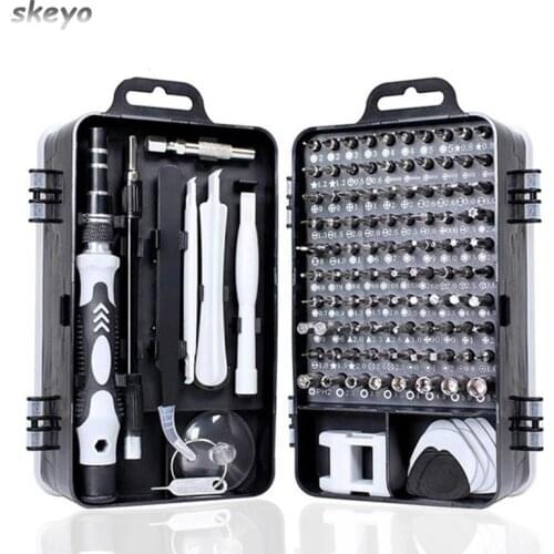115 in 1 Screwdriver Set of Bit Set Multi-function Precision Mobile Phone Repair Device Hand Tools Torx Hex