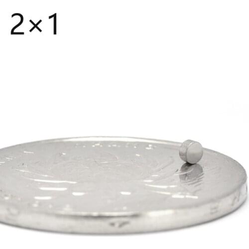 20/50/100/200/500 Pcs 2x1 Neodymium Magnet 2mm x 1mm N35 NdFeB Round Super Powerful Strong Permanent Magnetic imanes Disc 2x1