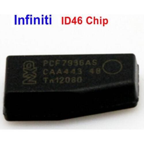 Original ID46 carbon chip,PCF 7936AS ID46 Chip For Infiniti 5 pcs/lot+Free Shipping
