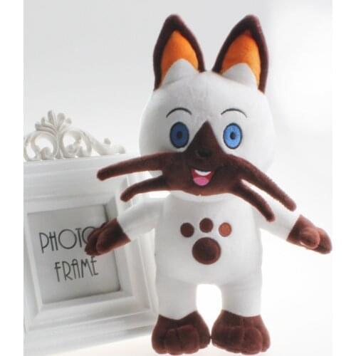 Monster Hunter Plush Toy Cartoon Cat Doll Toy Stuffed Soft Game Toy Christmas Gift For Children 28cm