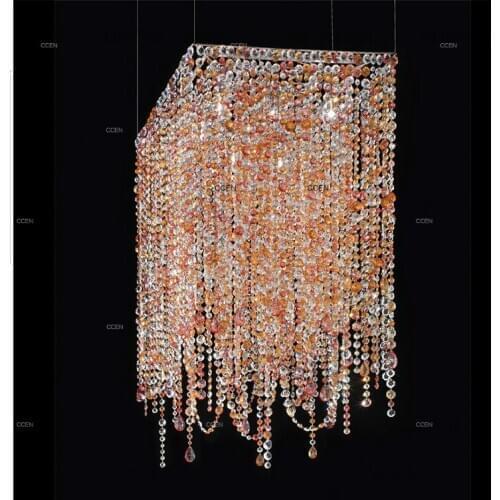 Postmodern Italian Milan Art Front Reception Bar Dining Room Long Living Room Bedroom Bedside Background Chandelier