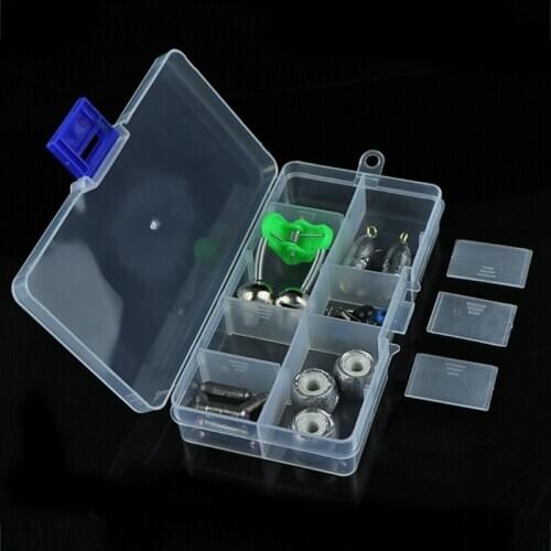 Fishing Lures Hook Bait Plastic Storage Box Adjustable Case Tackle Accessory New B36F