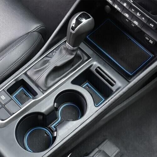 Silica Gel Car Door Groove Mat NonSlip Car Door Slot Pad For Hyundai Tucson 2016 2017 2018 2019 Car Interior Accessories 20 Pcs