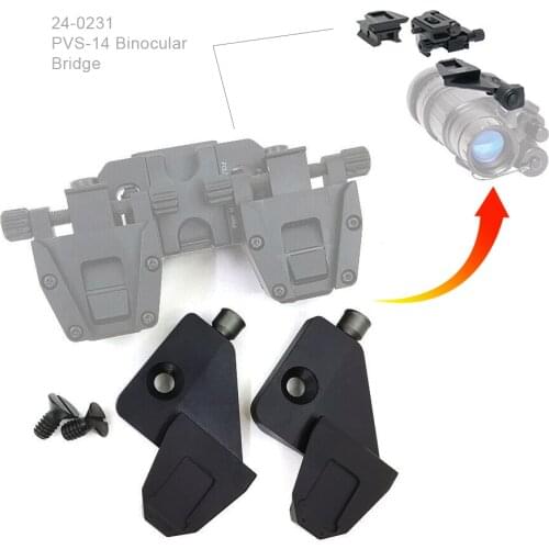 Tactical PVS-14 Bridge/Arm Assembly - Dovetail Shoe Bracket CNC Aluminum Scope Mount HS24-0238