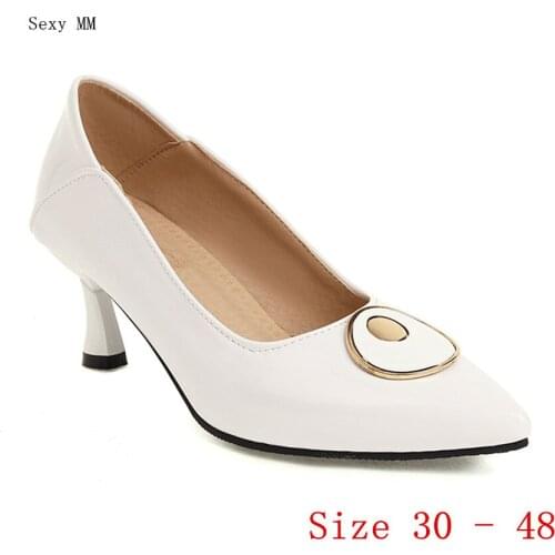 High Heels Stiletto Women Pumps High Heel Shoes Woman Wedding Shoes Small Plus Size 30 31 32 33 - 40 41 42 43 44 45 46 47 48