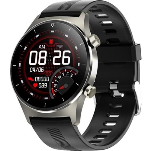 2020 new product E13 smart bracelet 1.28 inch heart rate IP68 waterproof silicone strap bluetooth watch