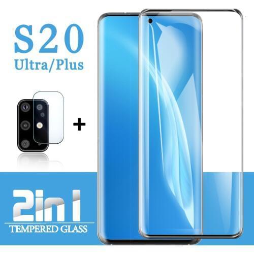 3D s 20 glass on for samsung galaxy s20 ultra plus 5g tempered film s20plus s20ultra camera lens screen protector 20s protective