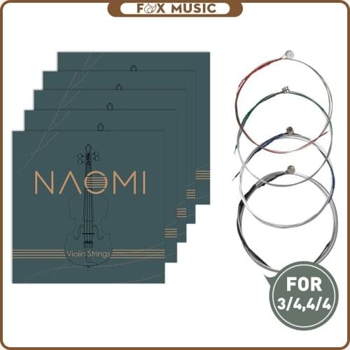 10PCS Naomi Violin String E-A-D-G Steel Core Nickel Silver Wound Exquisite Stringed Musical Instrument
