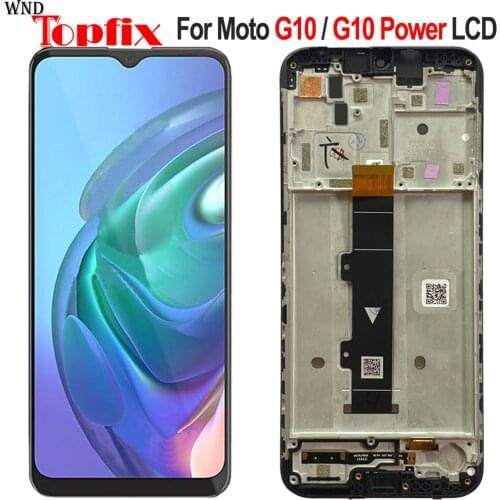 100% Tested 6.5" LCD For Motorola Moto G10 LCD Display Touch Screen Digiziter Assembly For Moto G10 LCD XT2127-2 Display
