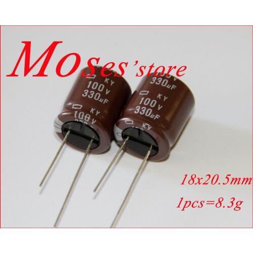 100v 330uf 100% Original new NCC Electrolytic Capacitor Capacitance Radial 18x20.5mm