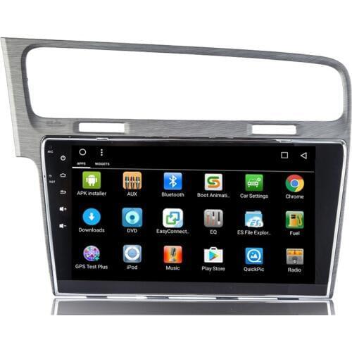 Asvegen 10.2'' Android 7.1 Quad Core Car GPS Navigation System Radio Bluetooth Multimedia Player For Volkswagen Golf 2014