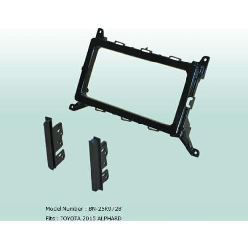 Car Fascias Stereo Radio Audio Panel Navigation Frame Dash Kit For Alphard 2015