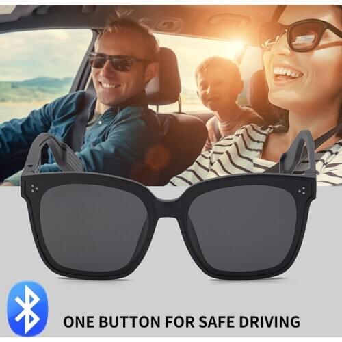 Bluetooth Sunglasses Outdoor Smart Glasses Bluetooth Sun Glasses Wireless Headset Sport with Microphone for Smart Phones
