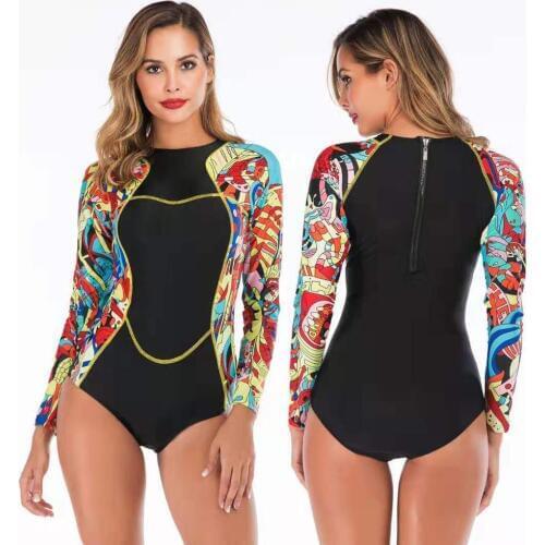 One piece Swimsuit For Women Carton Printed Design Womens Bathing Suits Summer Surfing Swim Suits Female