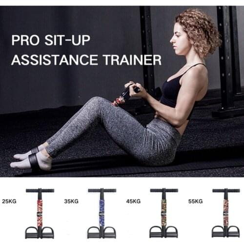 Pedal Resistance Rope Equipment Rower Belly Home Sit-Up Gym Sport Elastic Band for Workout Fitness Equipment Bodybuilding Device