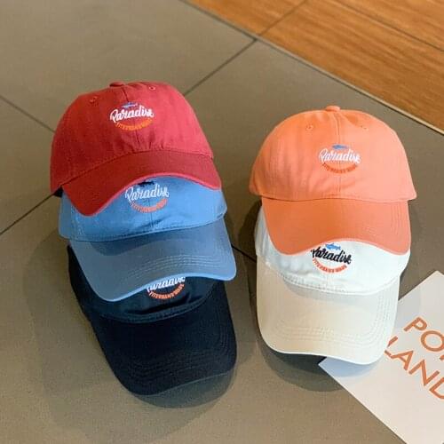 Korean Version Fashion Caps Women Men Casual Baseball Cap Male Casquatte Gorras for Unisex Summer Curled Brim Hat